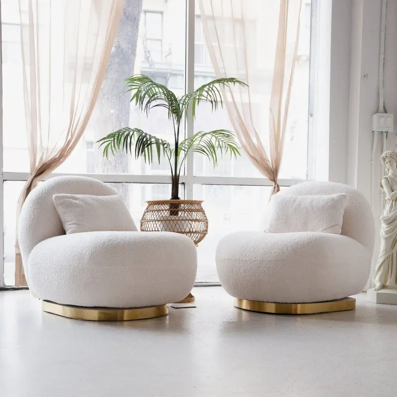 Nordic Modern Custom Office City Cashmere Wedding Royal Luxury Sofa Small Sofa Chair Set Fabric Livi