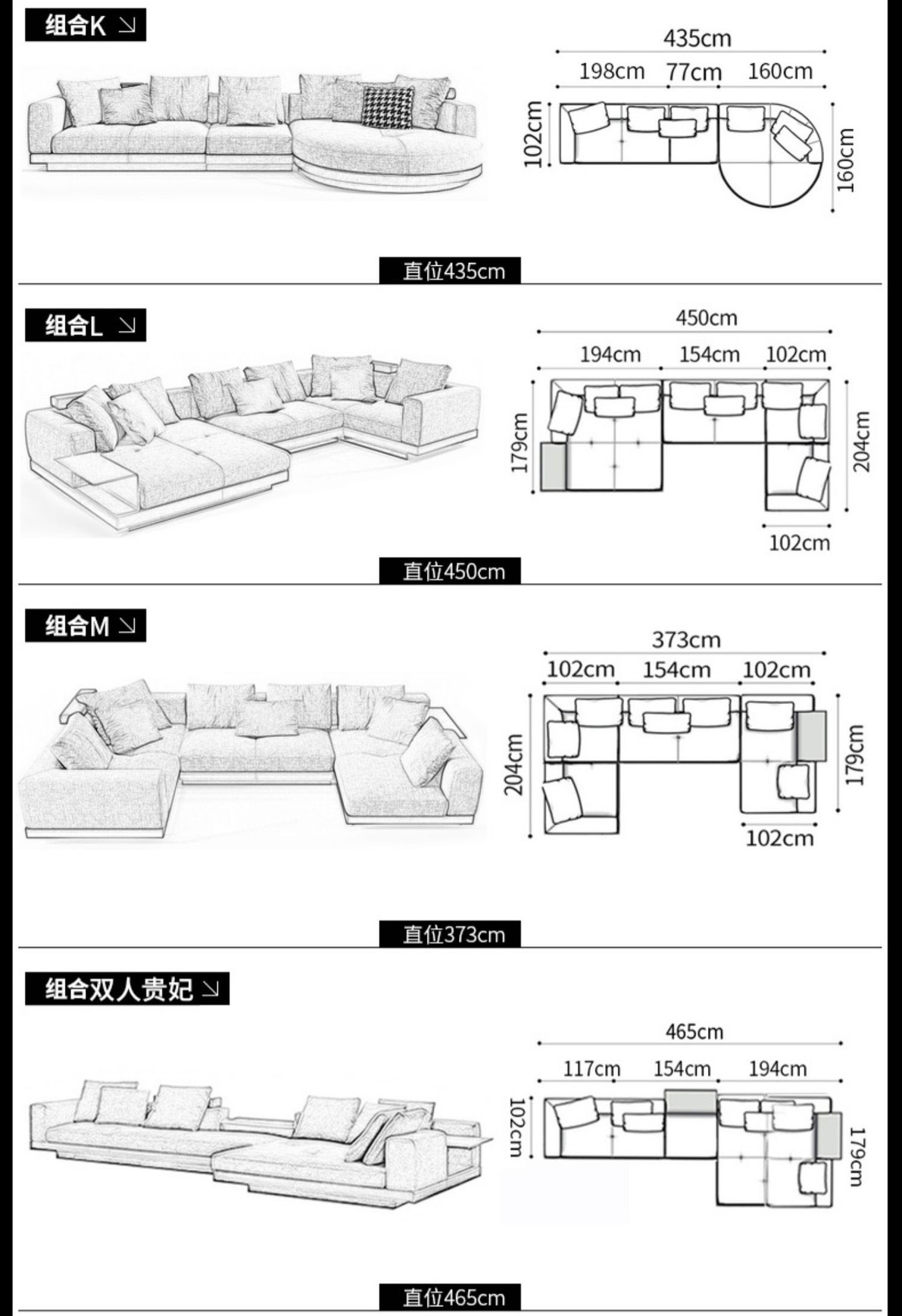 Modern design italian style l shape sectional luxury corner couch living room sofas