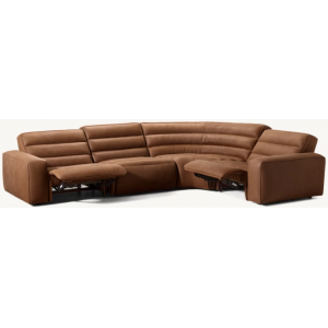 CEO Furniture factory OEM Luxurious Comfort Traditional Recliner Chelsea Motion Modular Leather 4-Pi