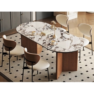 CEO Furniture Factory High Quality Minimalist Dining Table 4 Chairs Pure Natural White Wax Wood Trav