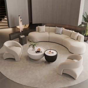 CEO Modern Furniture Factory Simple Nordic Velvet Sofa Suitable For Large Family Fabric For Luxury M