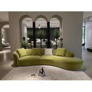 CEO Furniture Factory Fabrics Section Units Apartment Interior Sofa European Modern Collection White