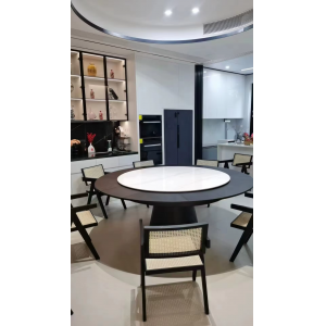 CEO Factory Rotary Furniture Expandable Multifunctional Rock Round Dining Table Variable Size Round 