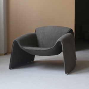 CEO Furniture factory Modern Single-Arm Leisure Sofa Chair Elegant Art Lounge Chair Relax Leather Ar