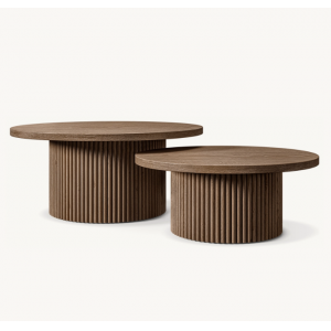 CEO Furniture Factory High-end Simple Wooden Coffee Table Side Living Room Furniture Nesting Coffee 